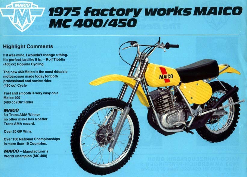 AMORTISSEURS MAICO MC250-400 1980-1981